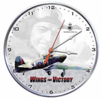 Wings For Victory Collectible Wall Clock